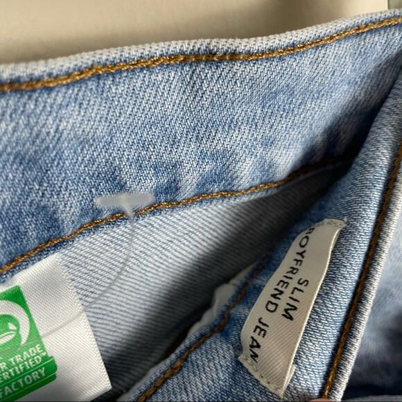 J. Crew Light Wash Slim Boyfriend Jeans Pants Bottoms Women's size 26 - Picture 5 of 10